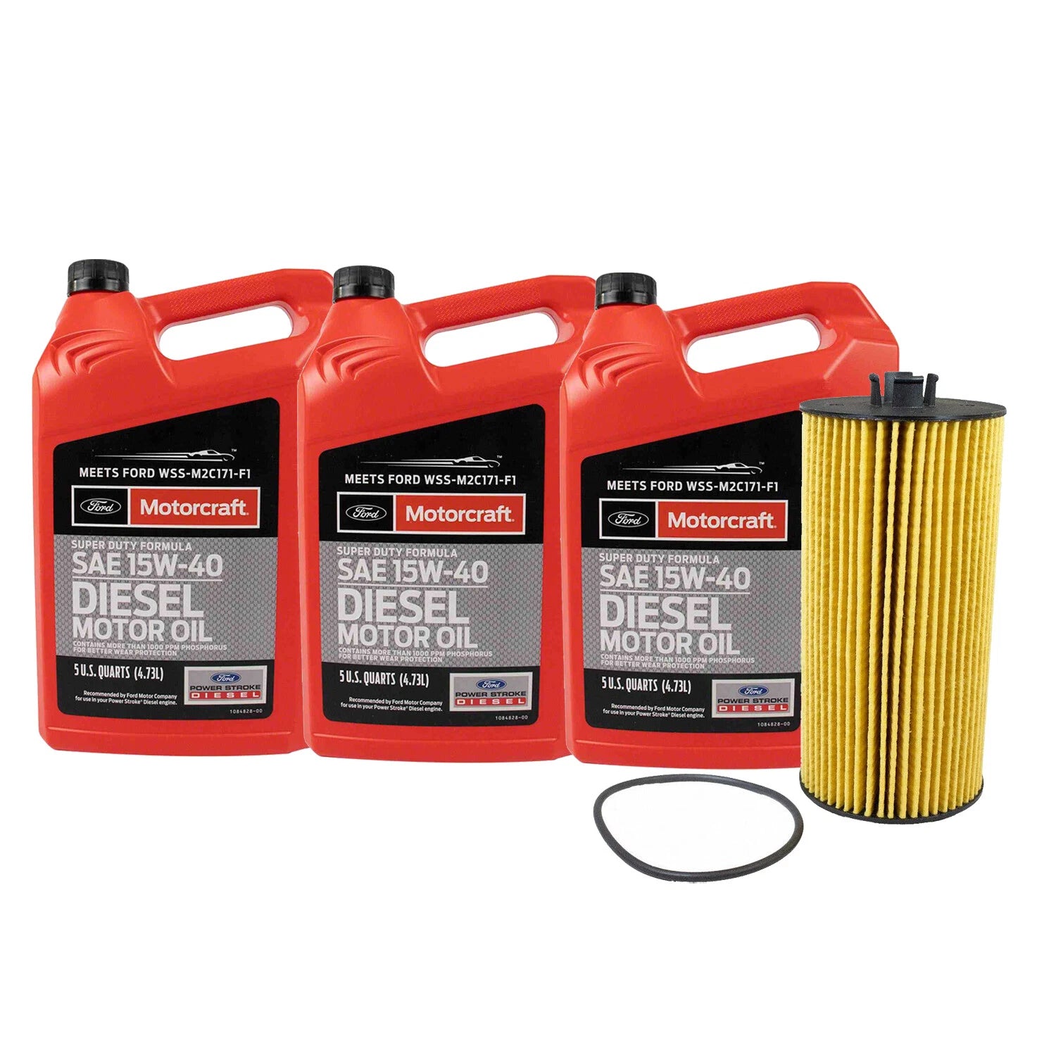 Motorcraft Engine Oil Change Kit SAE 15W-40 for Ford F-250 F-350 (2003–2010)