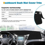 Non-Slip DashMat Carpet Cover for Hyundai Sonata (2011-2014)