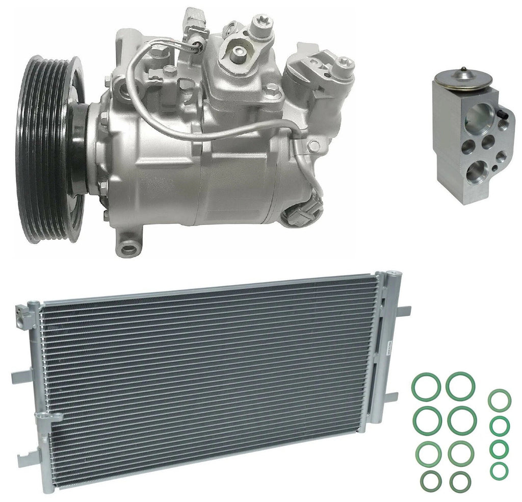 AC Compressor Kit with Condenser for Audi SQ5 3.0L (2014–2016)