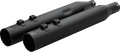 KHROME WERKS Slip-On Mufflers for - 4" Straight Cut