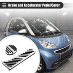 Set of 2 Brake and Accelerator Pedal Covers for Mercedes Benz Smart Fortwo (2009–2014)