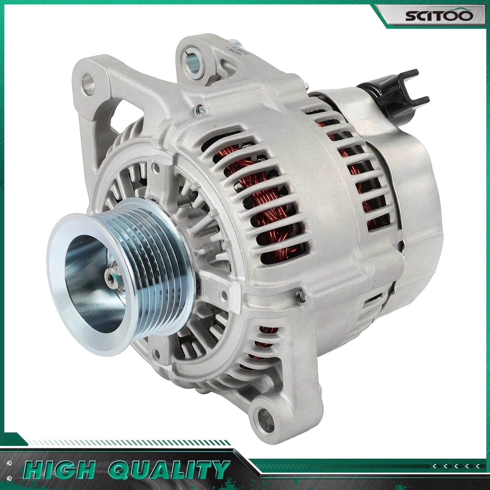 Alternator for Dodge Ram 2500 (1999–2000) L6 5.9L CW 8-Groove 13766
