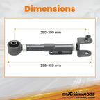 2X Adjustable Rear Camber Arm Control Arms Kit for Honda Element (2003–2011)