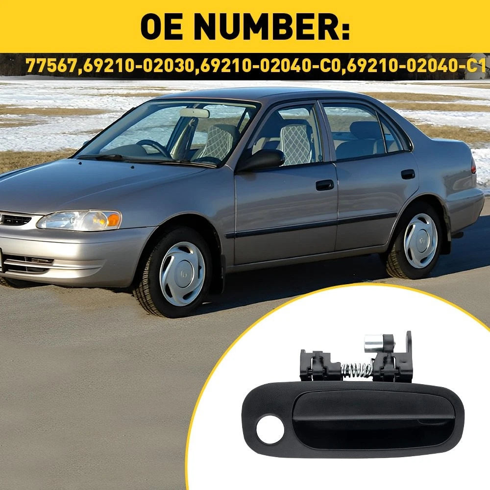 Front Right Side Door Handle Black for Chevy Prizm (1998–2002)