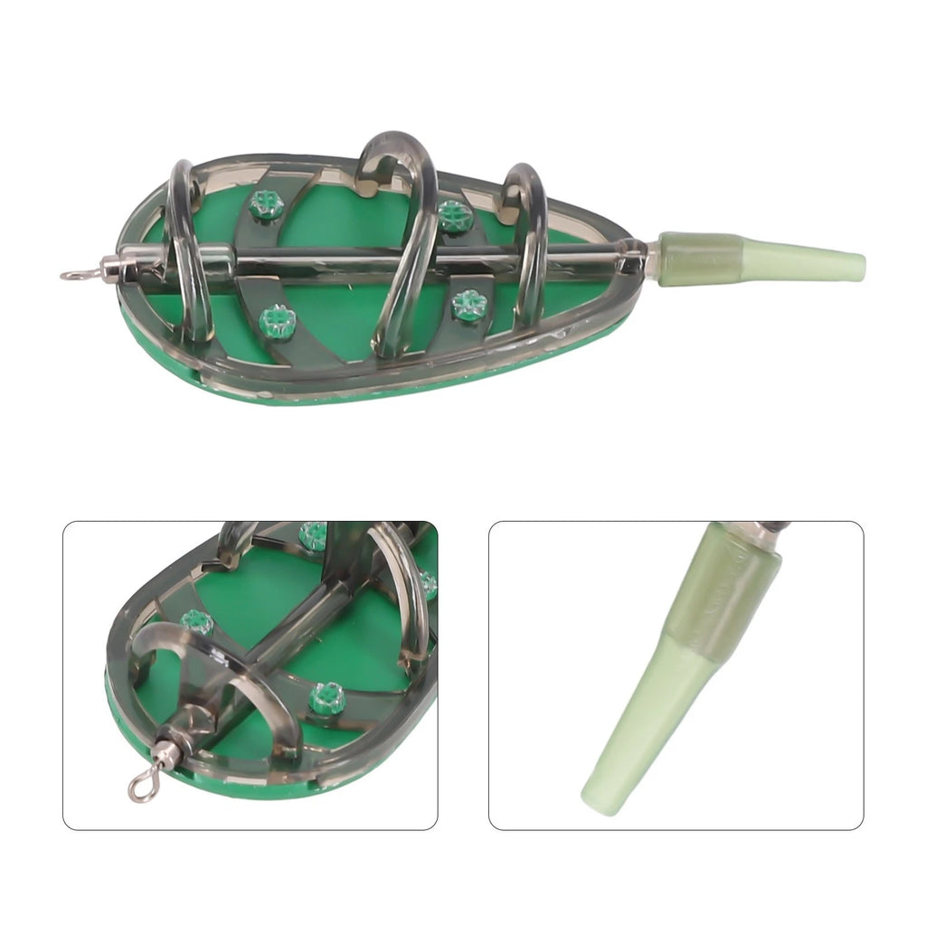 Set of 4 Optimize Feeder Positions for Carp Fishing (20 100g)