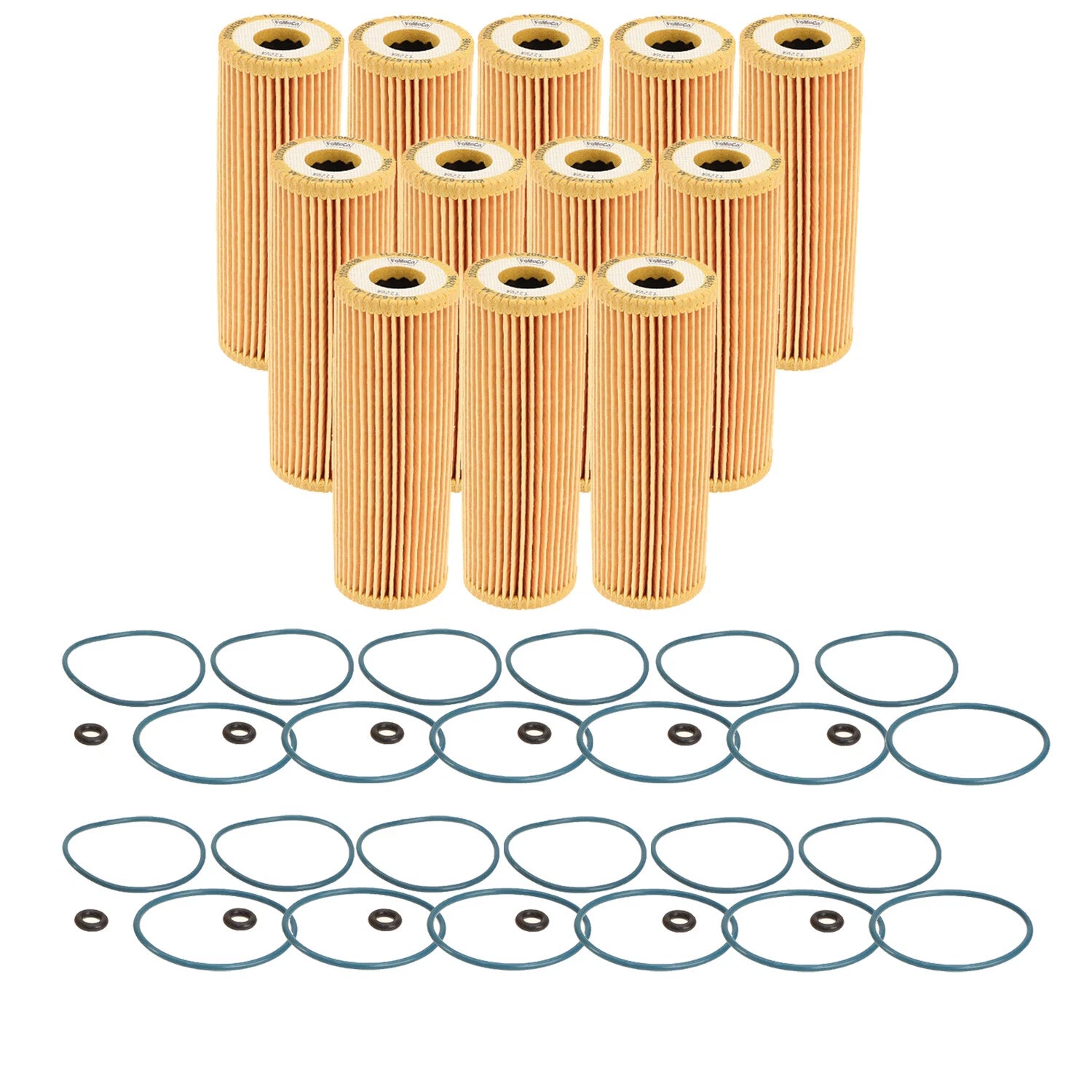 Set of 12 Engine Oil Filters for Ford Fusion Lincoln Nautilus (OEM)