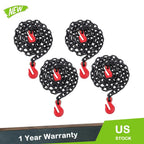 Set of 4 Towing Transport Binder Chains for G80 (7100 lbs, 3/8"×10')
