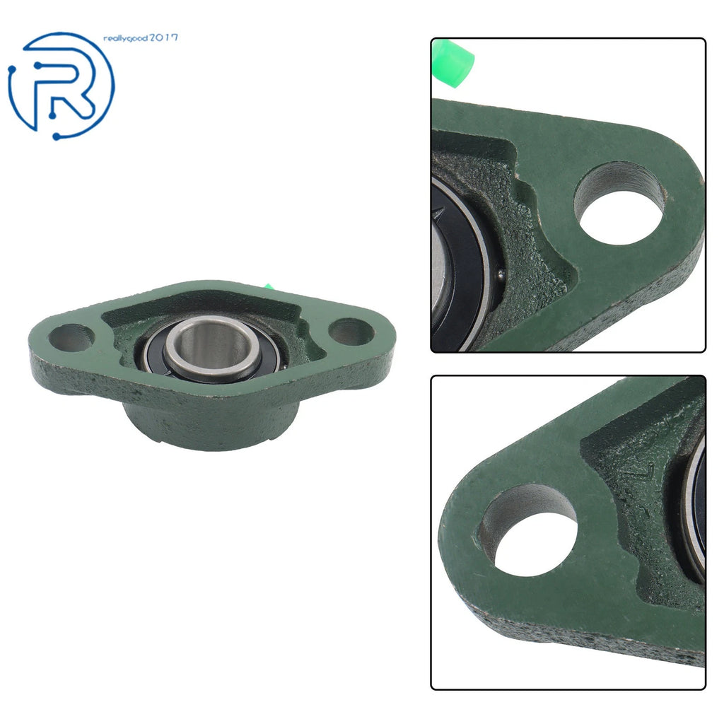 2X Pillow Block Bearing UCFL205-16 for (1" Bore, 2 Bolt)