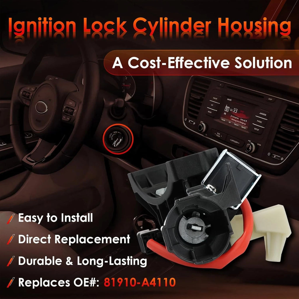 Ignition Lock Switch Cylinder Housing for Kia Sedona, Hyundai Sonata (2015–2021)