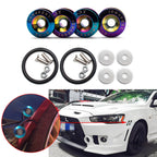 Neo Chrome Quick Release Fasteners for JDM (Rear, Front, Trunk, Fender) (—)