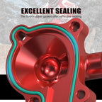 Aluminum Water Pump Cover Guard for Honda TRX450R/TRX450ER (2006–2014) Red