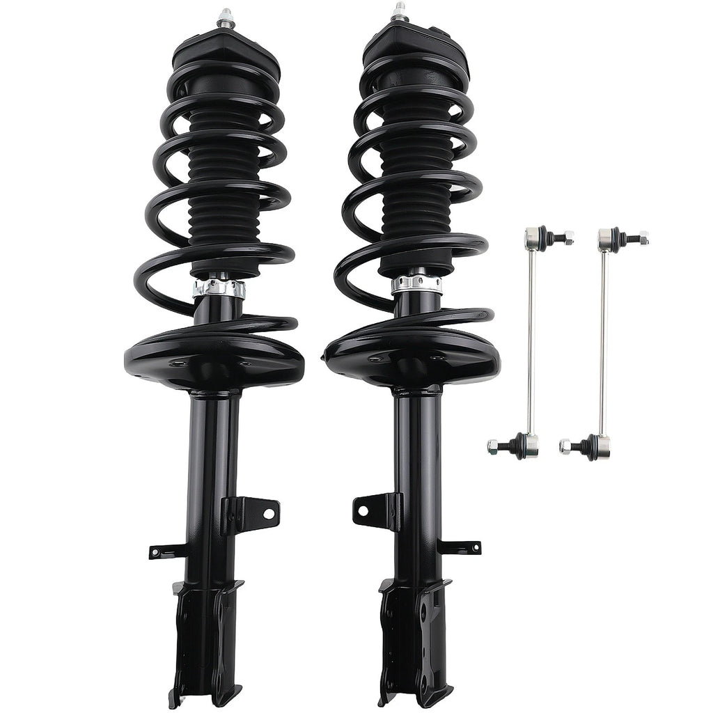 Rear Struts with Coil Spring Assembly Sway Bars Kit for Toyota Venza (2009–2012)