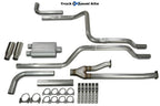 2.5" Dual Exhaust Kit for Toyota Tundra (2014–2021) - 2 Chamber, Side Rolled Tip