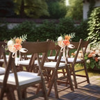 8PCS Aisle Chair Decorations for Wedding Ceremony Party Decor