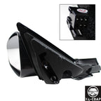 GM1320243 Door Mirror for Chevrolet Impala (VAQ2, 2000–2020) Left Driver Side Black