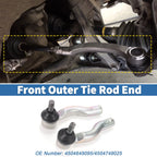 2X Front Outer Tie Rod Ends for Scion TC (2010) No. 4504649095/4504749025