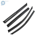 Set of 4 Black Vent Window Visors for Toyota RAV4 (2006–2012)