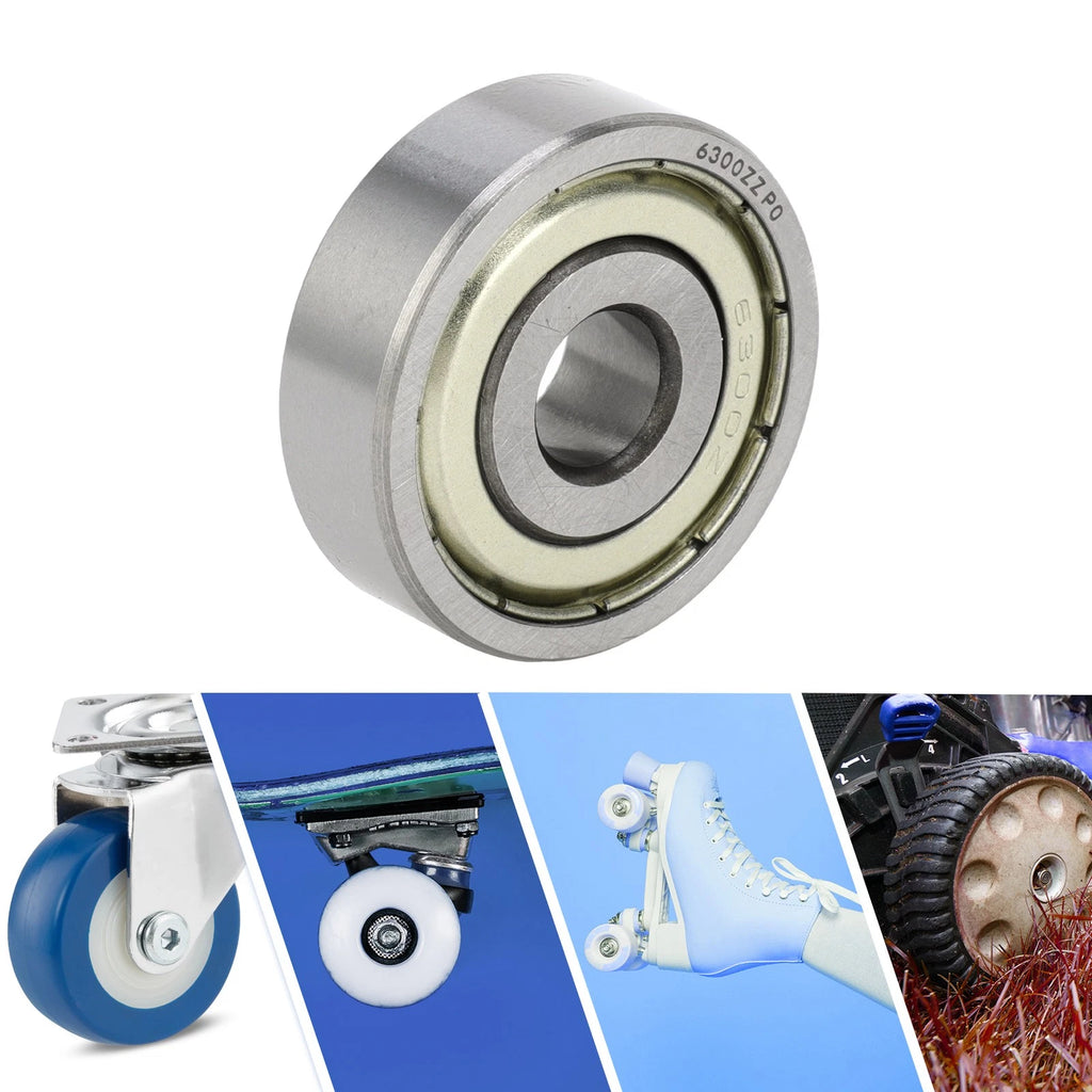 Deep Groove Ball Bearing 6300ZZ for Scooter Skateboard (10x35x11mm)