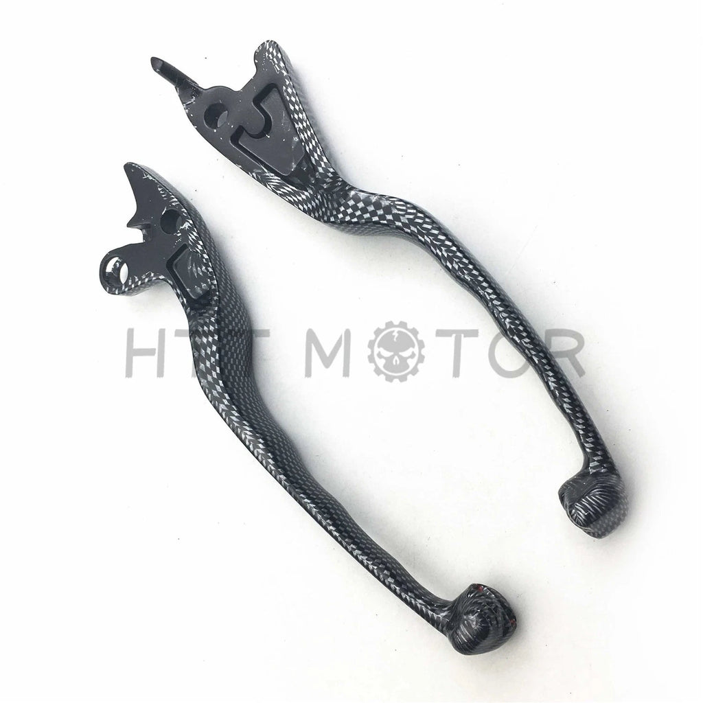 Carbon Skull Levers for Suzuki Intruder 800 1400 Boulevard S50 S83 (1990–2007)