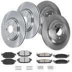 Set of 4 Brake Rotors & Ceramic Pads for Ford Taurus Flex (2013–2019)