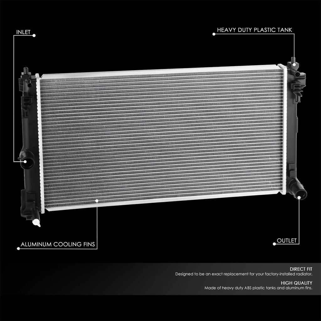 Aluminum Core Radiator for Toyota Corolla Lexus UX200 UX250H (2019–2020) DPI 13825