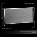 Aluminum Core Radiator for Toyota Corolla Lexus UX200 UX250H (2019–2020) DPI 13825