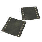22mm Leather Hand Grips Covers for Universal Motorcycle - Cyan