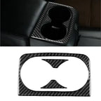 Carbon Fiber Rear Water Cup Holder Cover Trim for Ford Ranger (2015-2022)