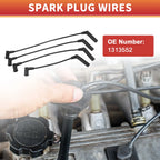 Set of 4 Spark Plug Wire Ignition Coil Cables No. 1313552 for Ford Fiesta V (2001–2010)