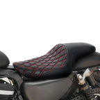 Rider Driver Passenger Seat for Harley Sportster XL 883 1200 48 72 (2004–2022)