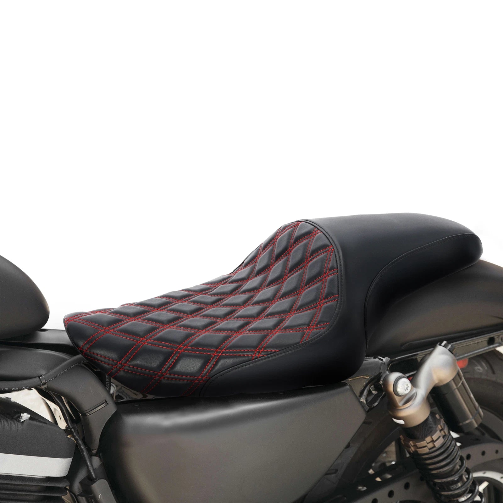 Rider Driver Passenger Seat for Harley Sportster XL 883 1200 48 72 (2004–2022)