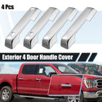 Set of 4 Door Handle Trim Covers for Ford F150 (2021–2022) Silver Tone