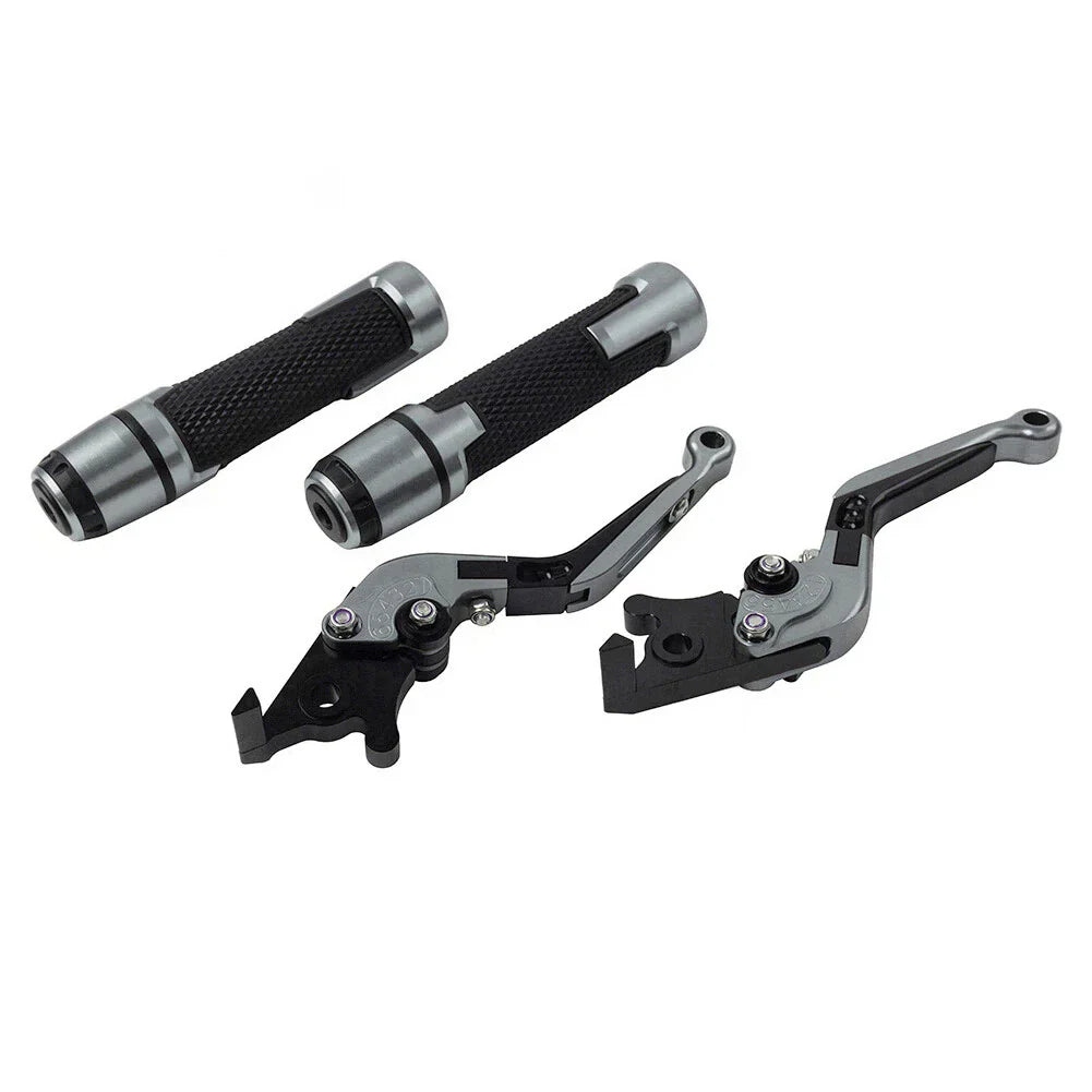 Titanium Extendable Brake Clutch Lever Grip Set for Yamaha YZF R1 R6