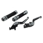 Titanium Extendable Brake Clutch Lever Grip Set for Yamaha YZF R1 R6