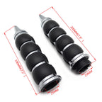 1 Pair 1" Chrome Handlebar Grips for Harley Davidson XL (2000–2023)