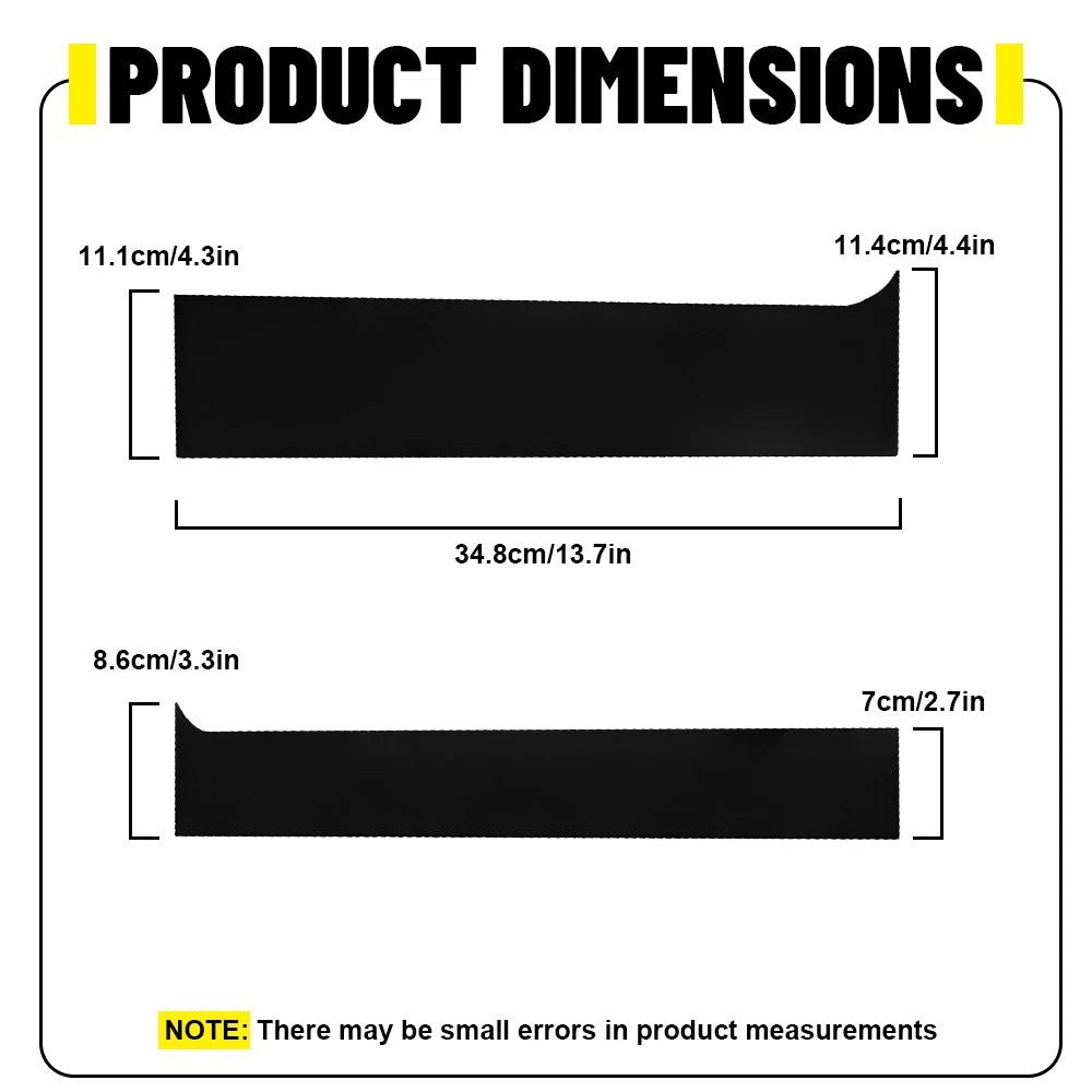 Set of 4 Pillar Post Door Window Covers for Chevy Colorado GMC Canyon (2015–2022)