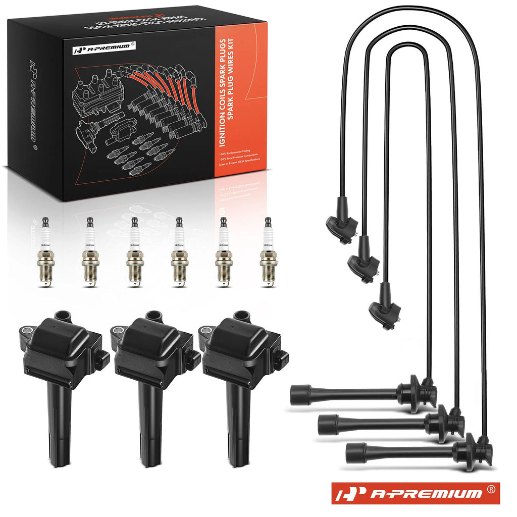 Ignition Coil, Spark Plug & Wire Set for Toyota Camry (2011–2014)