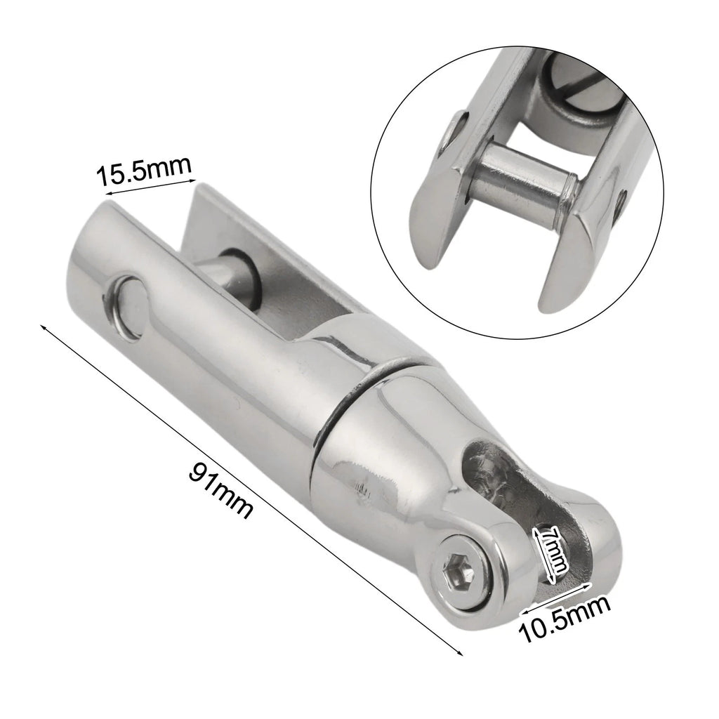 316 Stainless Steel Swivel Connector for Marine Anchoring Systems