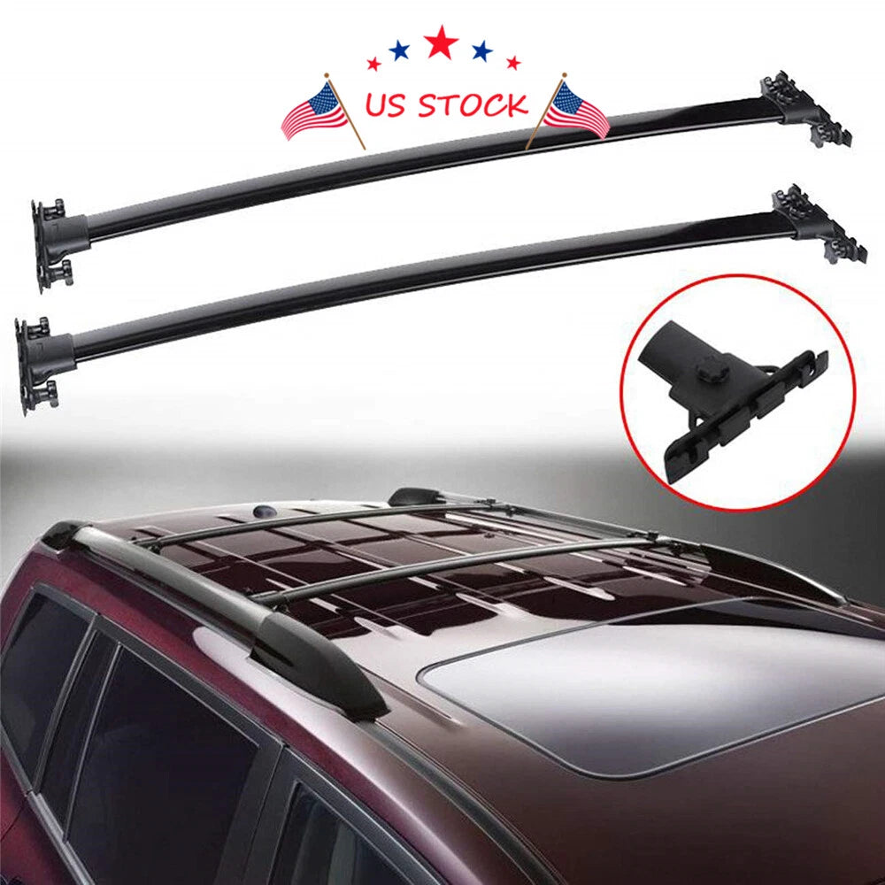 Set of 2 Aluminum Roof Rack Cross Bars for Toyota Highlander (2008–2013)