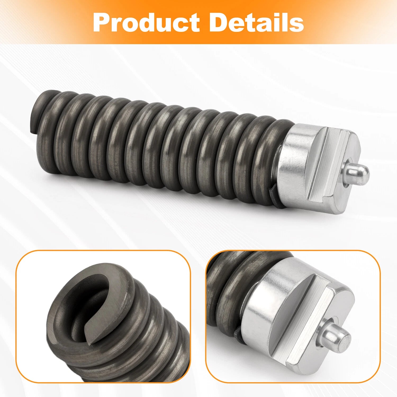 Integral Wound Solid Core Cable for Ridgid 91037 (3/8") Drain Cleaning Repair