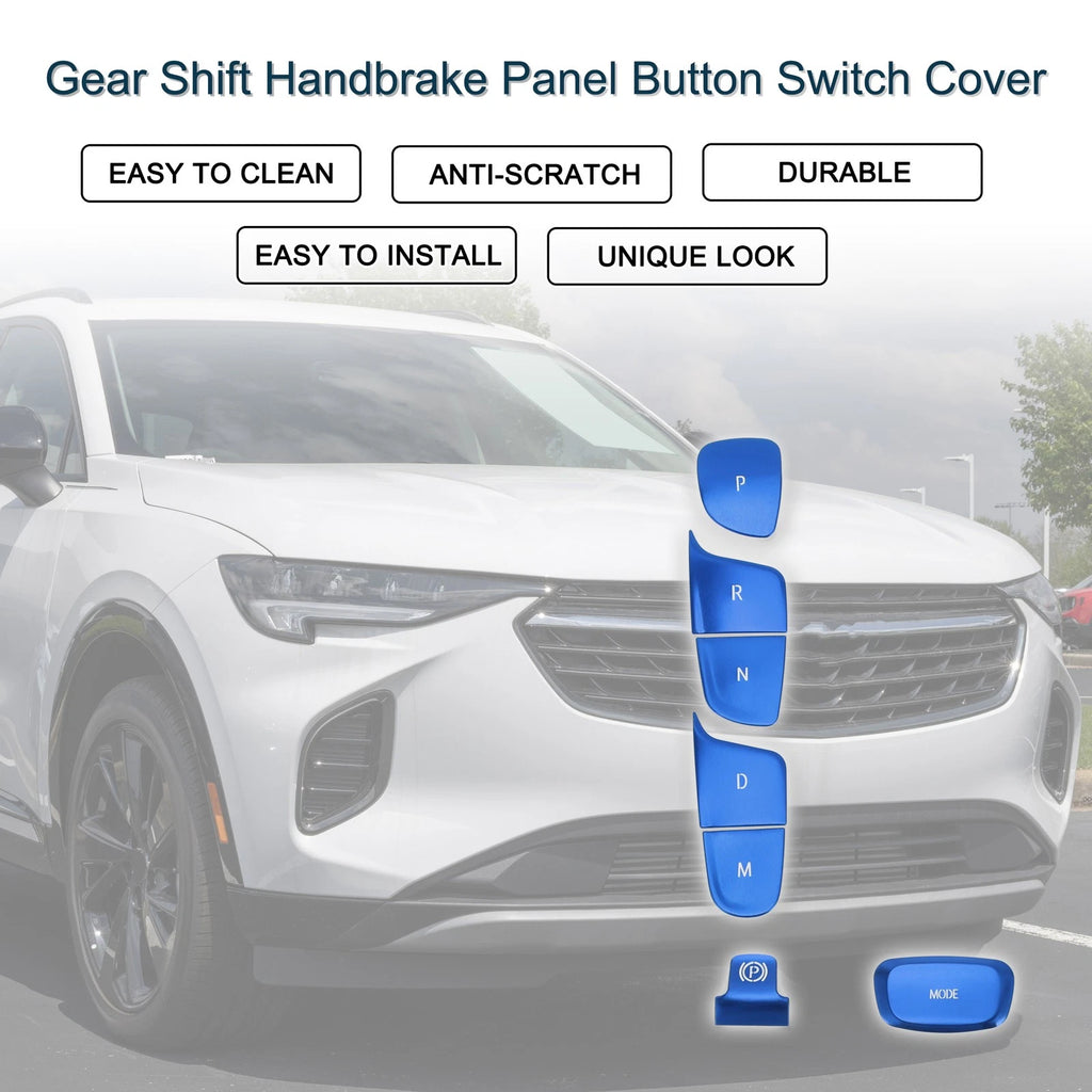 Set of 1 Gear Shift Handbrake Panel Button Switch Cover for Buick Envision (2016–2023)