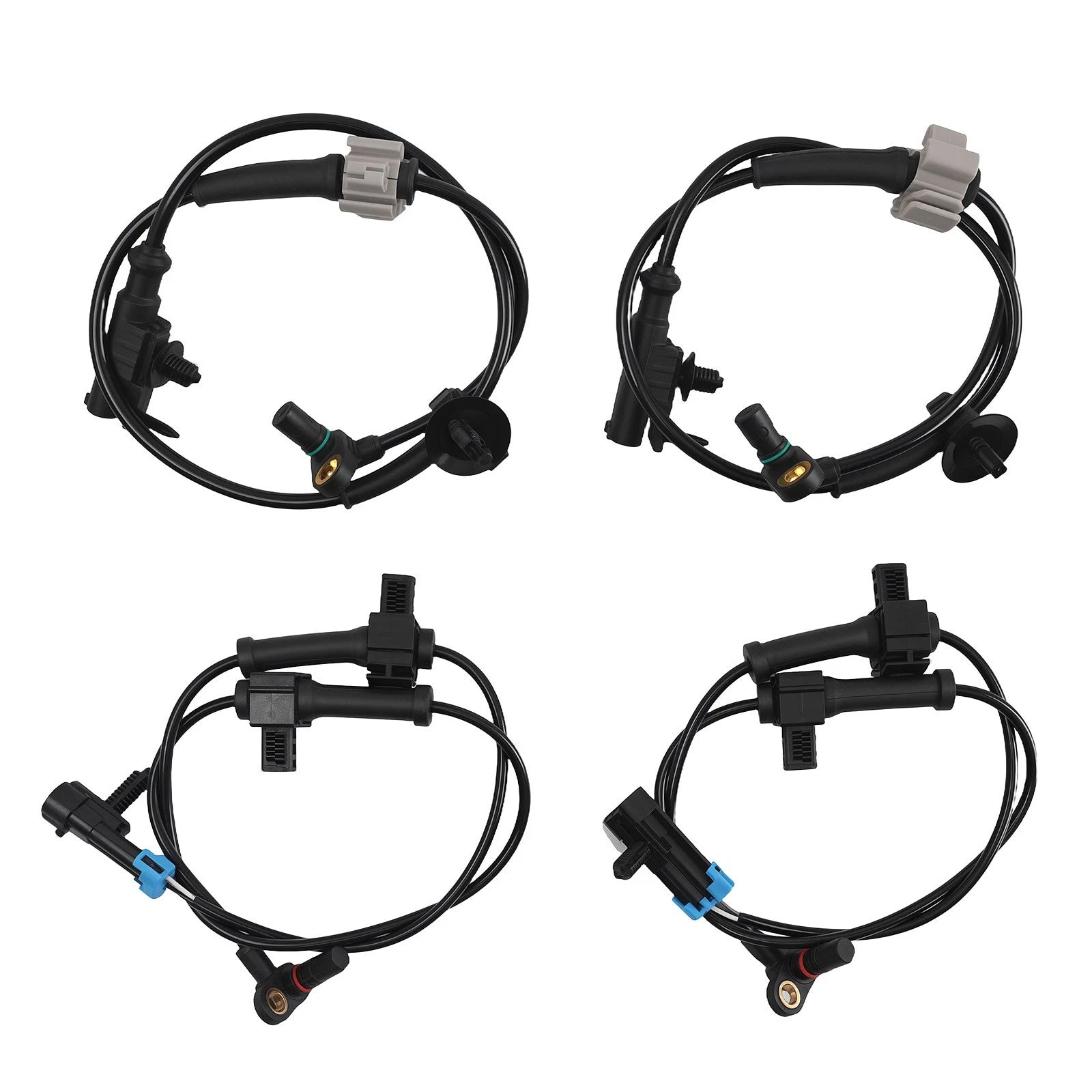 4Pcs ABS Wheel Speed Sensor for Chevy Tahoe Avalanche GMC Yukon (2007–2012)