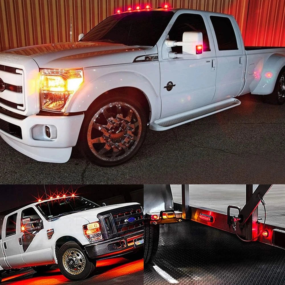 10x LED Side Marker Lights for Lorry (Off-Road)