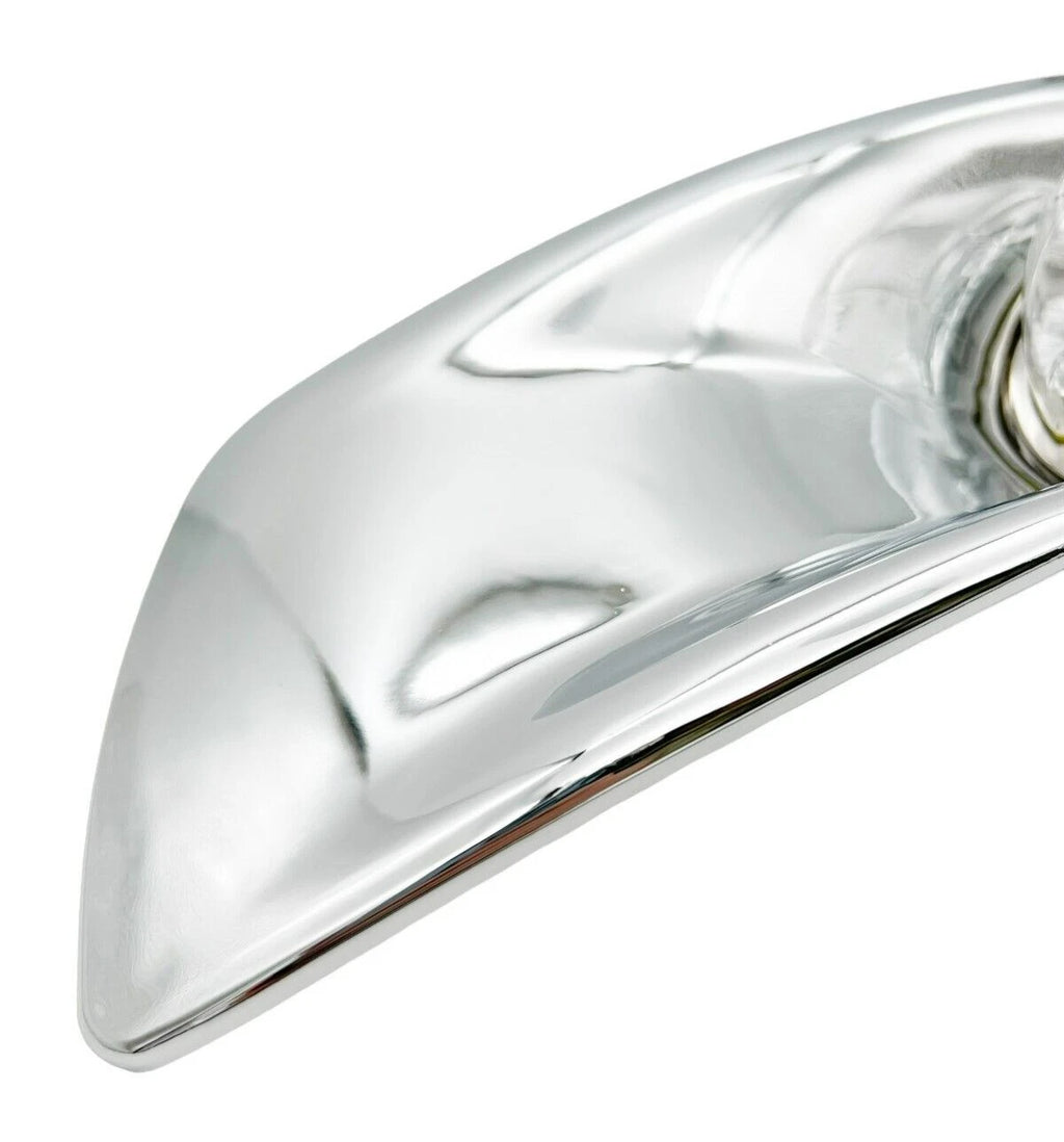 Fog Light Lamp Bezel Kit with Amber LED Clear Lens for Kenworth T660 (2007–2017)