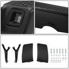 Rear Step Bumper for Ram 1500 2500 (2009–2019) Black Exhaust Cutout