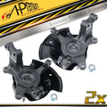 Pair Front Steering Knuckle & Hub Bearing for Ford Edge (2007–2010)