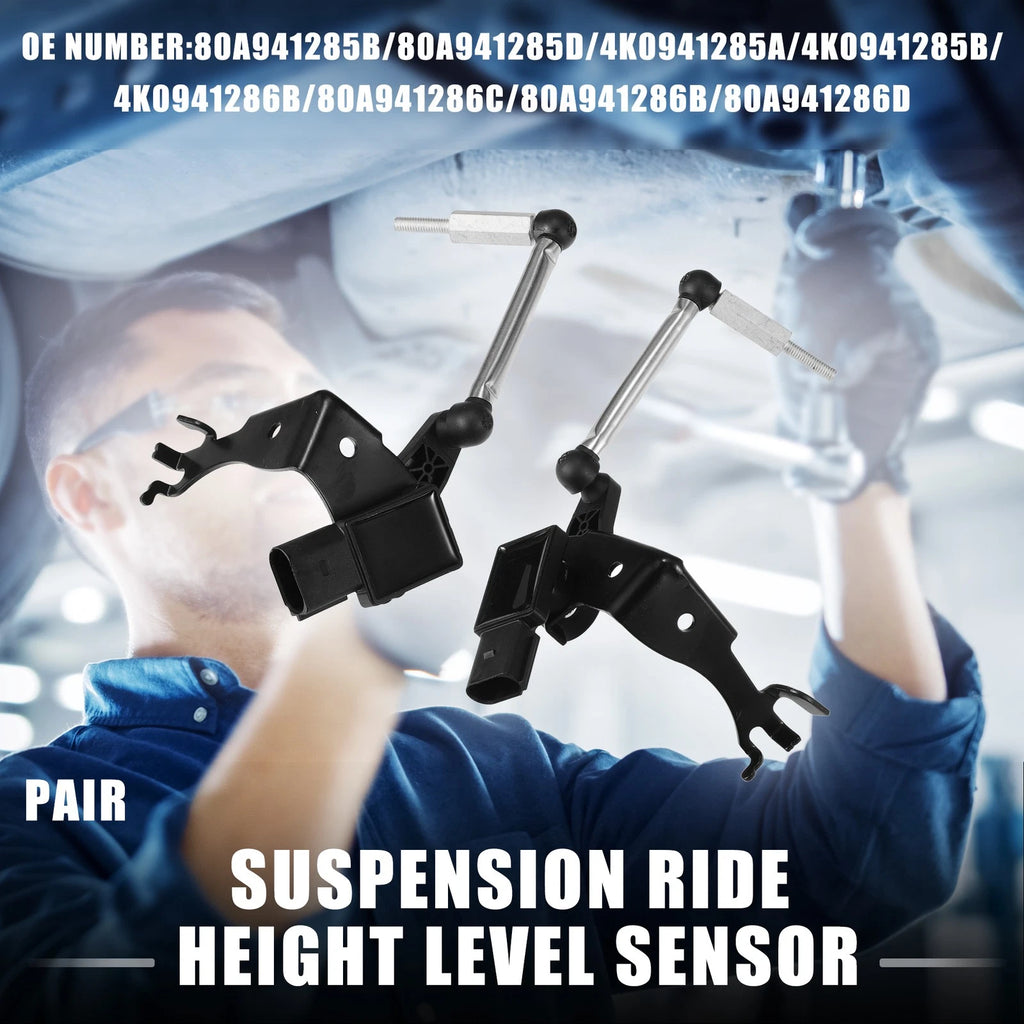 Air Suspension Ride Height Level Sensor for Audi A6 Allroad (2013–2018) 80A941285B 1 Pair