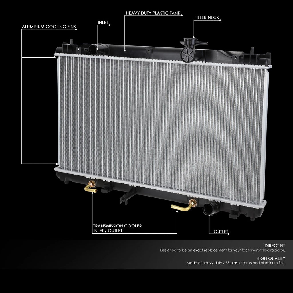 Full Aluminum Core Cooling Radiator for Toyota Camry/Solara L4 (2002–2008) DPI 2436