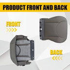 Bottom Seat Cover Gray Perforated for Toyota RAV4 (2006–2012)