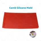 Beekeeping Soft Red Beeswax Wax Sheet Mould for DIY Silicone Comb Press Mold